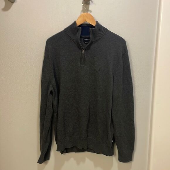 Nautica mens grey pullover sweater - Picture 1 of 7